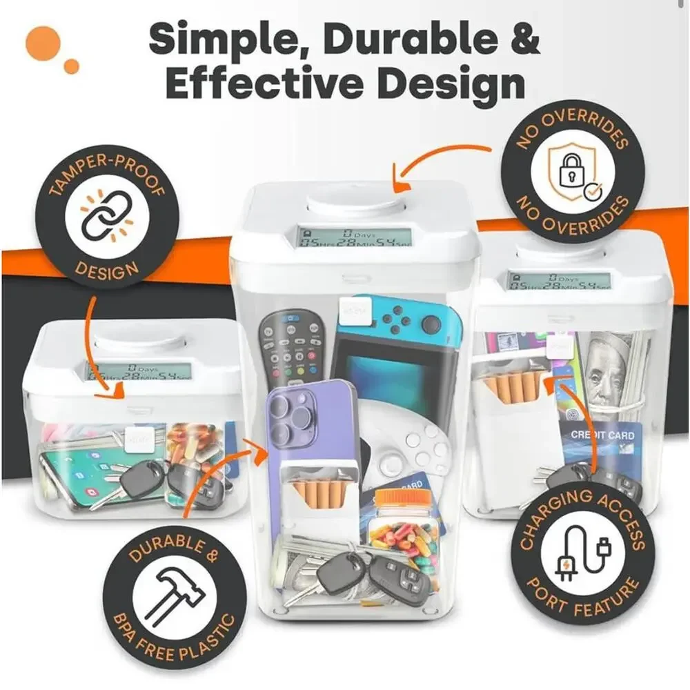 New Kitchen Safe Time Locking Container Phone Jail